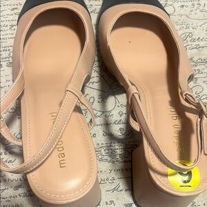 Madden Girl Tan Heeled Sandals Elegant Style